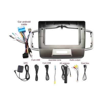 China Car radio frame AI jia car dash panel wire harness canbus head unit installation multimedia visual view for HONDA RELEASED 10INCH 2011-2014 for sale