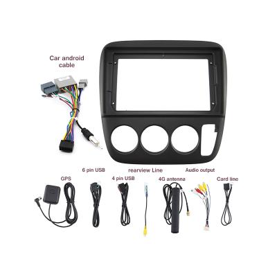 China Car Radio Frame AI jia Car Recorder Dash Panel Wire Harness Head Unit Installation Visual Multimedia View For HONDA 1998 CRV RHD-LHD 9INCH for sale