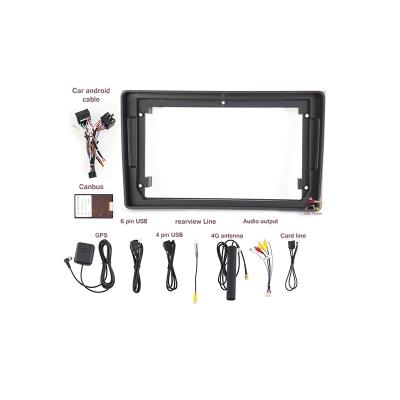 China Car Radio AI Frame Jia For AUDI A4 9INCH 2002-2008 Stereo Fascia Tuning Kit Screen Panel Plate Mounting Plastik Harness Car Audio Multimedia Frame for sale