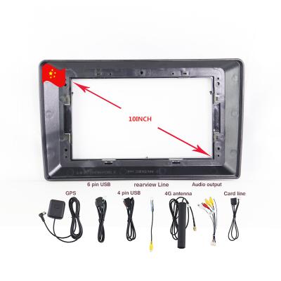 China Car Radio Frame AI jia Fascia Panel Stereo Dish Mounting Plastik Harness Video Radio Car Audio Dvd For VW General Frame 10inch for sale