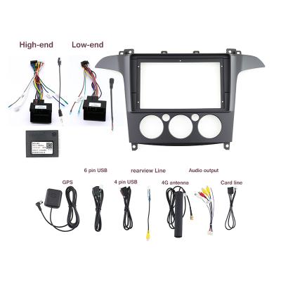 China Brief & Single color AJ-FM for 2001-2008 FORD S-MAX MANUAL AC 9INCH android plastic panel of universal car sterio accessories car radio frame for sale