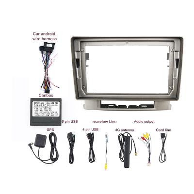 China Car radio frame AI jia car Android wire harness head unit installation multimedia audio visual view for BUICK 2010-2014 EXCELLE 9INCH for sale