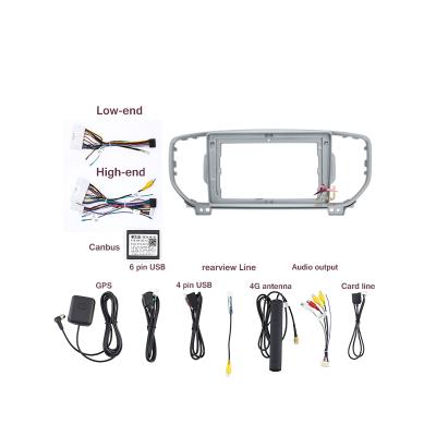 China KIA SPORTAGE/2015-2018 KX-5 9INCH plastik harness video music accessories audio system car radio frame 2015-2018 car radio frame AI jia for sale