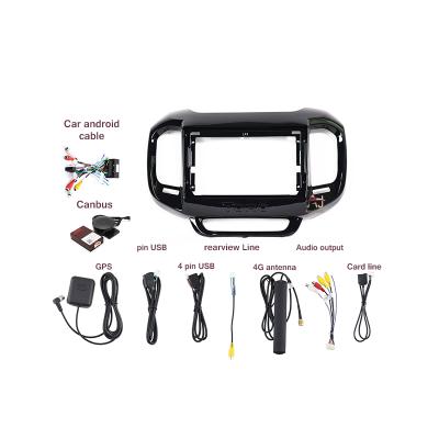 China FIAT TORO 9INCH BLACK UV plastik audio harness verna audio system audio system car radio visual frame 2016-2019 AI frame jia for sale