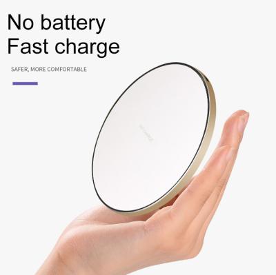 China Cell Phone Wholesale Universal Mobile Phone Charging Smart Ambient Light Portable 10W Fast Wireless Charger for sale