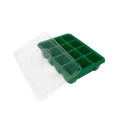 China Mini Plastic Seed Crib PS Green House Seed Crib Tray,Wholesale Germination Tray with Dome/Base for sale