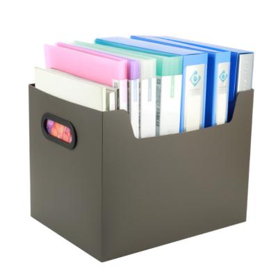 China Sustainable pp plastic collapsible storage box for school supplies, modern design storage container household for sale