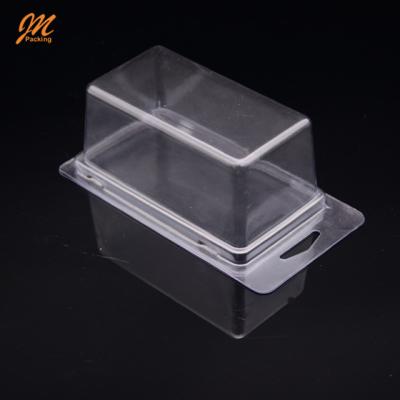 China RPET Disposable and Recyclable Custom Clear Plastic Clamshell Blister Packaging Box for Car Toys, Double Clear blister pack with card for sale