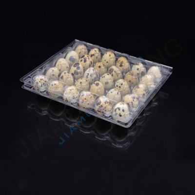 China Factory Price Disposable Cheap Quail Eggs Tray For Supermarket Blister Food Plastic Accept Jiamu Packing Customized Shape Disposable CN; GUA for sale