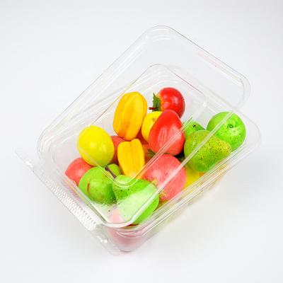 China food safe material & Crystal Clear Transparent Plastic Fruit Tray Fruit Blister Box /container/ Blister Clamshell Packaging For Fruit for sale