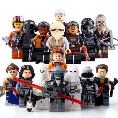 China Building toy star figures action numbers wars mini Darth Vader Mandalorian commander soldier legoes building block model diy toys set for sale