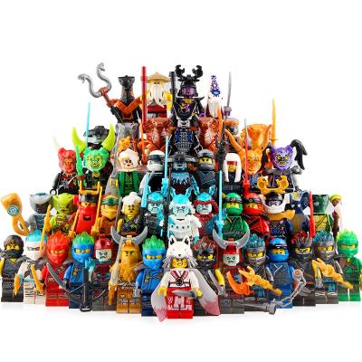 China Building Ninja Ghost Rai Mezmo Serpentine Army Soldier Figures Ninja Action Numbers 24pcs/lot Toy Pythor Chop Bad' Building Block DIY Toys for sale