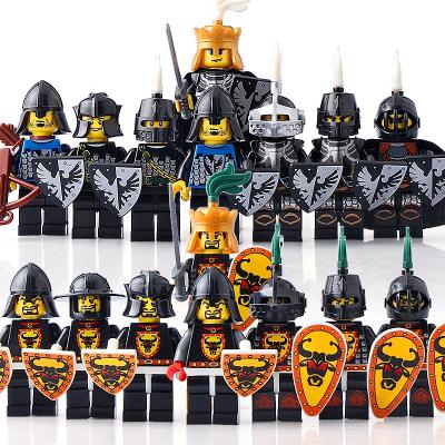 China Building Toy Castle Solider King Knights Medieval Bat Knights Army Mini Figure Blocks Compatible Building Brick Legoe Model Toy For Children for sale