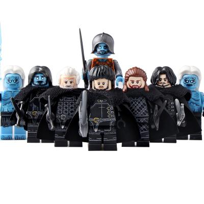 China Thron Action Numbers Mini Figures Army Soldiers Building Toy KT1024 Set Building Block Medieval Knights Lord Of The Rings Bricks Toys for sale