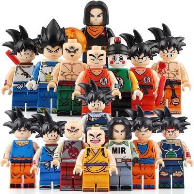 China Toy Anime Lt. Arnold Vegeta Violett Figures Goku Son Gohan Raditz building mini building blocks diy toys for kids gifts for sale