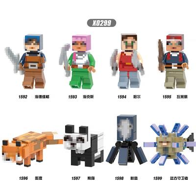 China Building Toy NEW X0299 My Ancient Guardian Valerie Hal Heidewig Hex Fox Zombie Mini Action Figures Building Blocks World Toys Christmas Gift for sale