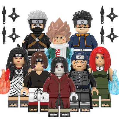 China Japanese Building Toy KDL807 Vortex Uchiha Sasuke Madara Namikaze Zetsu Minato Hatake Kakashi Uzhi Action Numbers Building Blocks Toys for sale