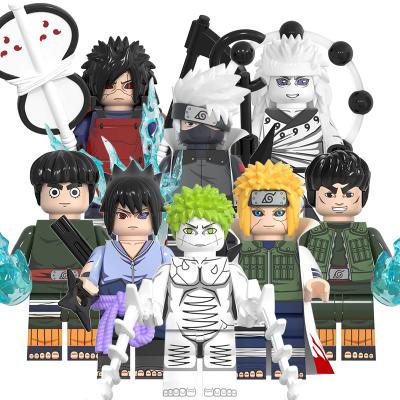 China Japanese Anime Uchiha Sasuke Madara Namikaze Minato Hatake Kakashi Zetsu Mini Building Toy WM6109 Figures New Set Models Toys Children Gifts for sale