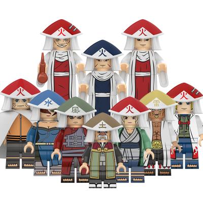 China HOT SALE KDL810 Japanese Anime Uchiha Uzumaki Tsunade Gaara Action Building Block Brick Set Building Toy Models Figures Kids Toys Gifts for sale