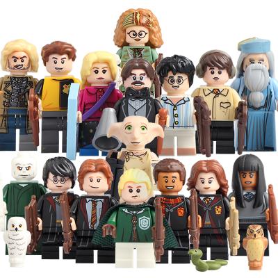 China Action numbers toy WM6040.WM6041 Harry Potheres Hermione Ron Weasley Lord Voldemort Draco Malfoy Dobby mini building block the diy toys for sale