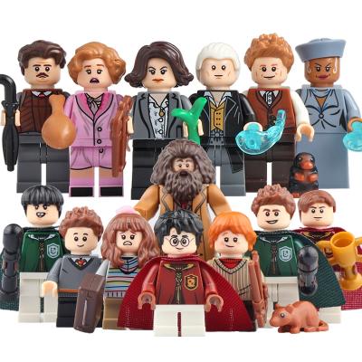 China Legoes Toy Harry Movie Series Potteres Hogwarts Mini Figure Action Magic building block DIY figures set models toys for kids for sale