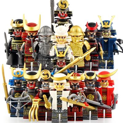 China The Toy Wars MOC Cartoon Collection Japanese Samurai Soldier Army Mini Medieval Knights Action Figures Building Block Toys For Children for sale