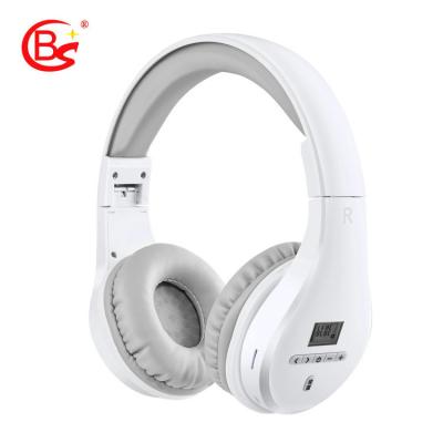 China Black And White Wireless Headband Wireless PC Headset Cable Noise Free Switch Canceling Earphone for sale