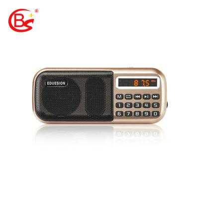 China Portable Digital Display FM Digital Radio ABS Plastic Fm Digital Radio Fm Outdoor Radio for sale