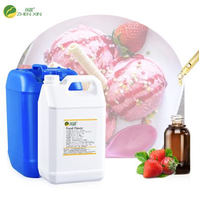 China High Concentrated Factory Supply Strawberry Ice Cream Flavours For Ice Food Making for sale