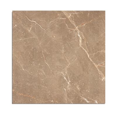 China Chinese Style High Quantity Glazed Porcelain Flooring Brown Marble Tile for sale