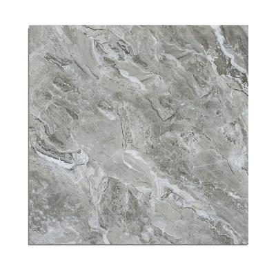 China Glazed Metallic Tiles 800X800 Upscale Golden Gloss Polished Porcelain Gray Floor Tile for sale