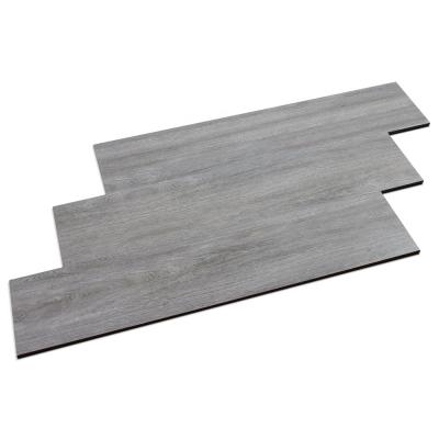 China Rustic Tiles Non Slip Gray Floor Glazed Ceramic Wooden Look Tile for sale