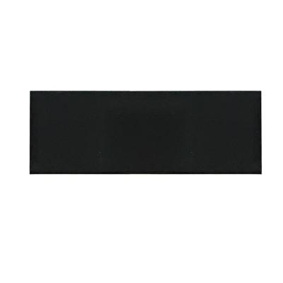 China 4x12 100*300 Modern Classic Glossy Black Flat Wall Subway Subway Tile For Kitchen for sale