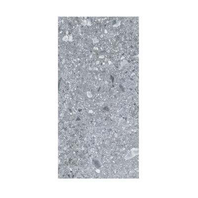 China Chinese Style 900x1800 Gray Glossy Practical Porcelain Big Slab Mosaic Floor Tiles for sale