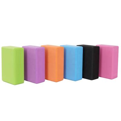 China Yoga Exercises Yoga Blocks for Yoga Beginners Practices, Pilates, Meditation, High Density EVA Non-Slip Surface Soft and Light for sale