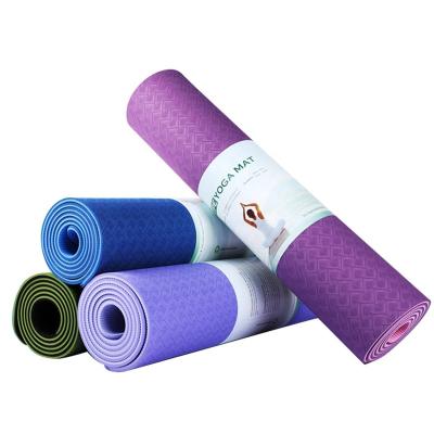 China Durable EVA Yoga Mat band, hook end handle for superior traction, dense cushioning for support and stability in yoga, Pilates for sale