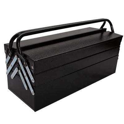 China 20-Inch 5 Tray Lockable Multi-Function Tool Organizer Metal Tool Box Cantilever 3 Tier with Carry Handles Steel for sale