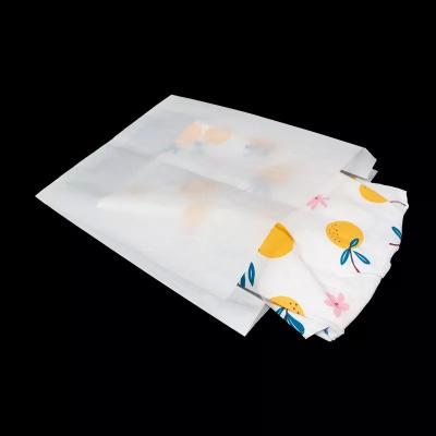 China Semi Transparent Glassine Paper Bag Eco Friendly Biodegradable Grease Resistant for sale