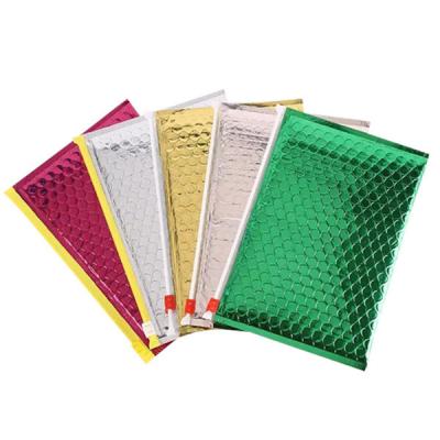 China Cushioning PVC Zipper Bubble Bag Cosmetic Bubble Mailer Ziplock Pouch for sale