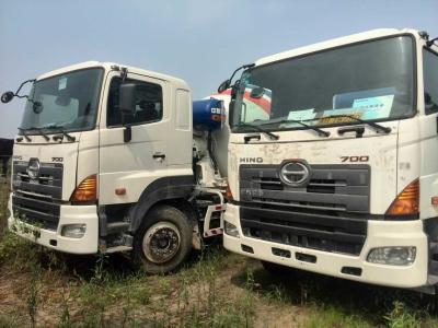 China Hino 700 Concrete Mixer Truck and Hino500 concrete pump truck 10 CBM for sale