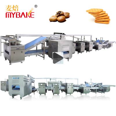 China Hot Selling Automatic Vegetable Processing Plant Biscuit Biscuit Making Machine Date Bar Biscuit Biscuit Production Line for sale