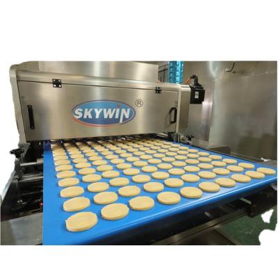 China Automatic Easy Control High Efficiency ISO Quality Biscuit Rolling Machine Fortune Cookie Making Machine Biscuit Production Line for sale