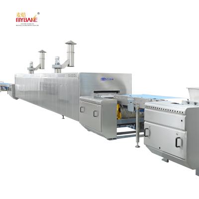 China Bakery Biscuit Production Line Automatic Biscuit Machine Baking Baking Oven For Bakery Tunnel Oven for sale