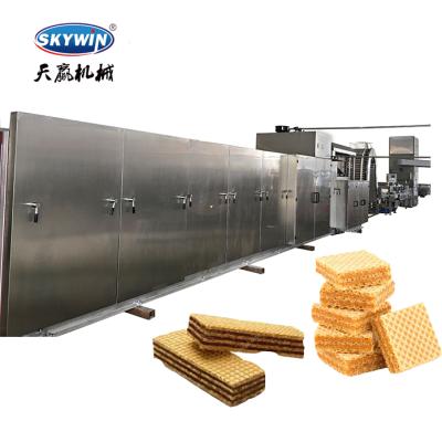 China Vegetable Processing Plant Wafer Making Machine Price Wafer Biscuit Production Line for sale