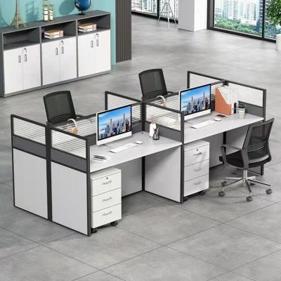 China Modular Office Cubicle Office Workstations(Size)Adjustable Furniture Cheap Office Prices With Partition For 2 6 8 Person for sale