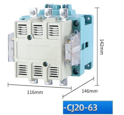 China CJ20 400A contactor de alta potencia contactor magnético para control industrial 3 polos ac en venta