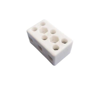 China 3 Ways 15A Ceramic Terminal Block resistant insulated Ceramic Wire Connection high-temperature connectors terminals zu verkaufen