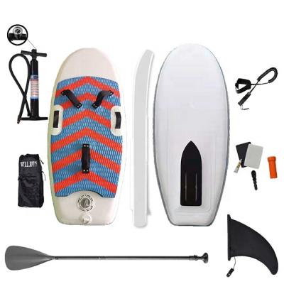 China Unisex Inflatable Aluminum Hydrofoil Stand Up Paddle Surfboard for sale