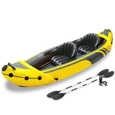 China Best OEM Portable Inflatable PVC Fishing Kayak Relaxing Boat for sale