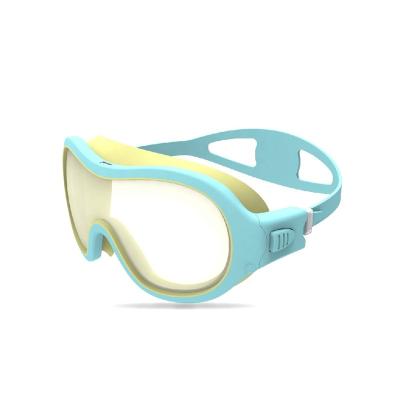 China Waterproof Kids Swimming Anti Fog Soft Clear Anti UV Protection Soft Silicone Nose Bridge Children Bathing Goggles google for sale